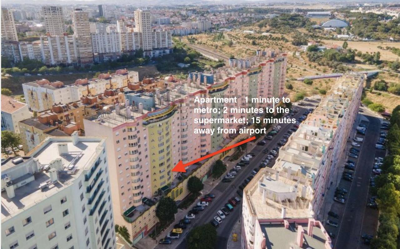 1-Minute Walk To The Metro And 2 To The Supermarket 리스본 외부 사진